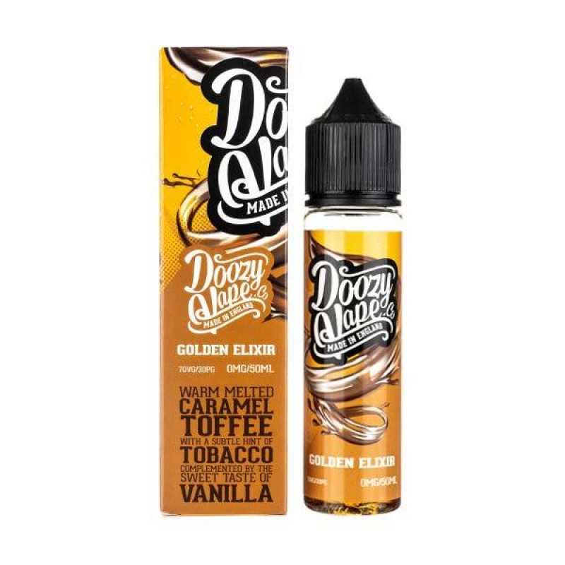 Golden Elixir Shortfill E-Liquid by Doozy Vapes