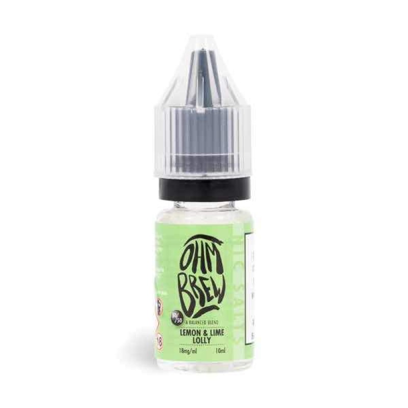 Lemon & Lime Lolly Nic Salt E Liquid by Ohm Brew